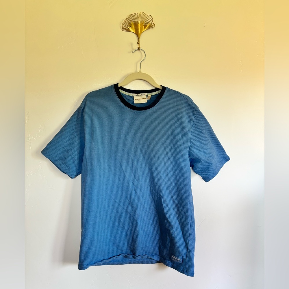 Scotch & Soda Blue Short Sleeve Tee | A9